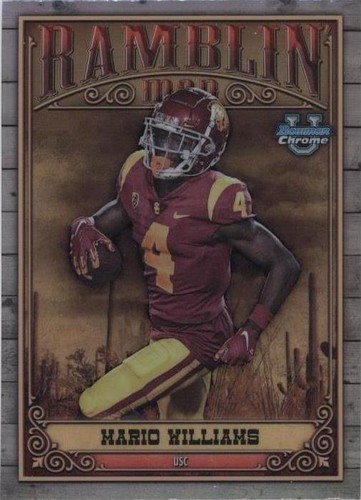 2023 Bowman University Chrome Mario Williams #RM-7
