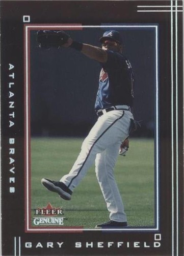 2002 Fleer Genuine - Gary Sheffield #60