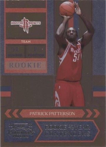 2010-11 Playoff Contenders Patches - Patrick Patterson #14