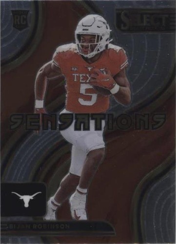 2023 Panini Select Draft Picks Bijan Robinson #SEN-BR