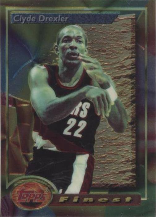 1993-94 Topps Finest - Clyde Drexler #74