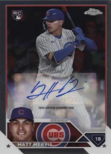 2023 Topps Chrome Update Series - Matt Mervis #AC-MMV