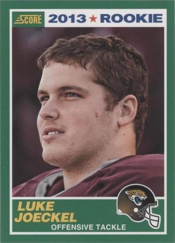 2013 Score Luke Joeckel #394