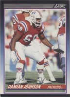 1990 Score Damian Johnson #23T