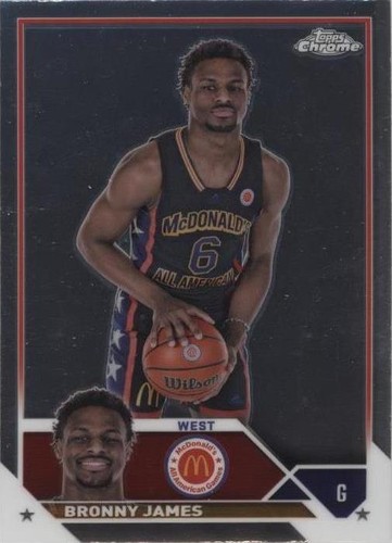 2023 Topps Chrome McDonald's All American Basketball Trading Cards