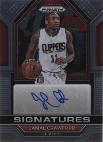 2021-22 Panini Noir Jamal Crawford Sneaker Spotlight Signatures 