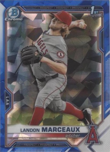 2021 Bowman Chrome Draft Sapphire Edition - Landon Marceaux #BDC-115