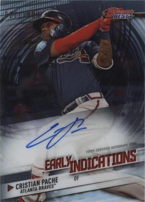 2018 Bowman Chrome - Cristian Pache #PPA-CP for sale | eBay