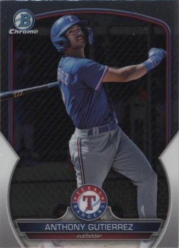 2023 Daiverson Gutierrez #047/75 Yellow Refractor #BCP-154