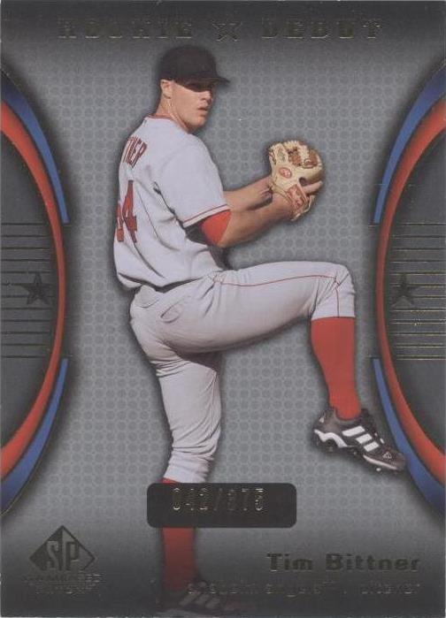 2004 SP Game Used Patch - Tim Bittner #119