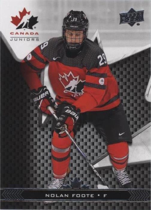 2018 Upper Deck Team Canada Juniors - Nolan Foote #50