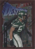 1996 Topps Finest Mo Lewis #106