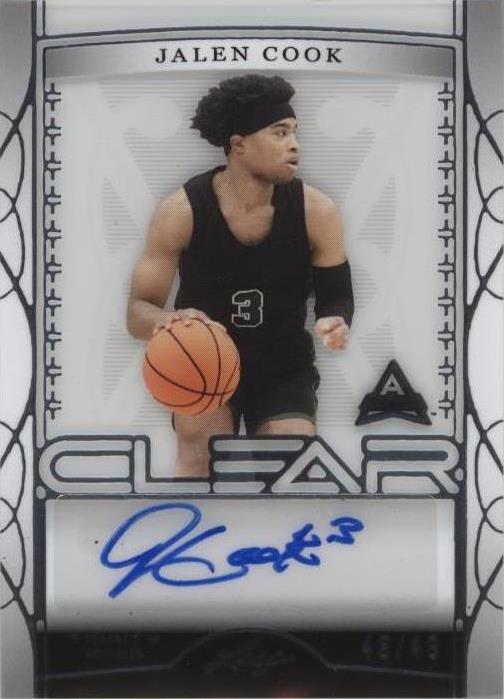 2022-23 Leaf Trinity - Jalen Cook #CA-JC1