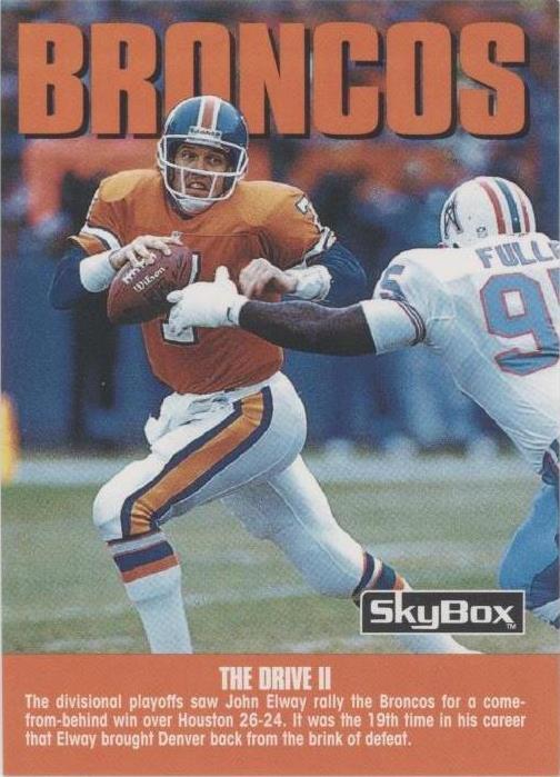 Skybox Impact John Elway #283 1992