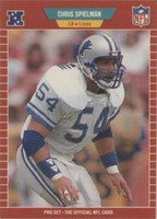 1989 Pro Set Chris Spielman #125
