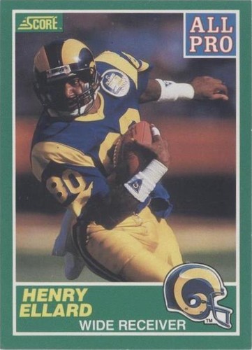 1989 Score Henry Ellard #306