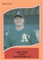 1990 ProCards A & AA Minor League Stars - Don Peters #161