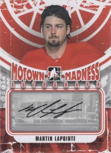 2012-13 In the Game Motown Madness - Martin Lapointe #A-MLA