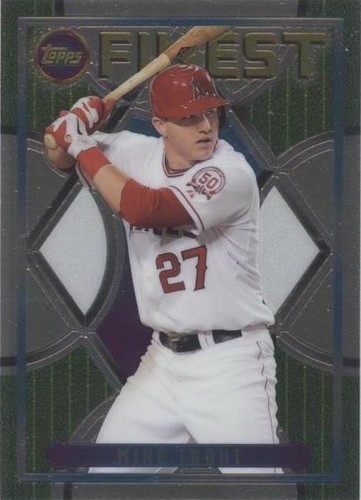 2015 Topps Finest - Mike Trout #94F-03