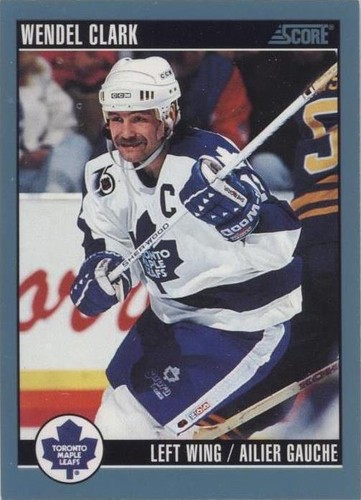 1992-93 Score Canadian - Wendel Clark #110