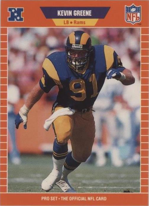 Juego profesional Kevin Greene #201 1989
