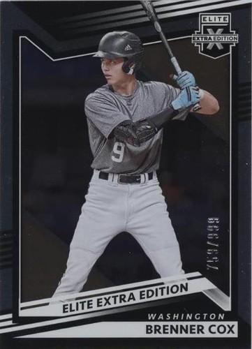 2022 Panini Elite Extra Edition - Brenner Cox #111