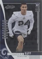 2019 Panini Absolute Taylor Rapp #167