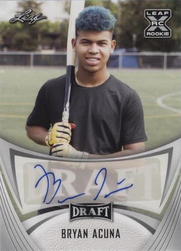 2021 Leaf Draft - Bryan Acuna #BA-BA1