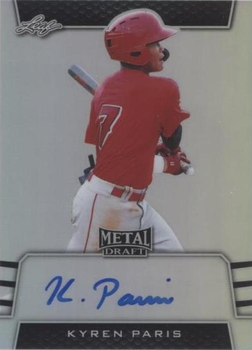 2019 Leaf Metal Draft - Kyren Paris #BA-KP1