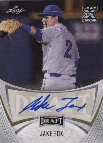 2021 Leaf Draft - Jake Fox #BA-JF1