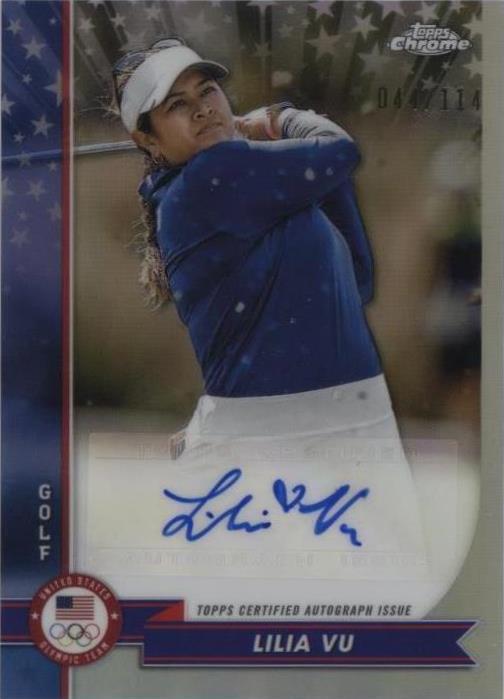 2024 Topps Chrome U.S. Olympic & Paralympic Team and Hopefuls - Lilia Vu #AU-LV