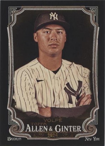 ANTHONY VOLPE RC 2023 TOPPS ALLEN & GINTER MINI BLACK BORDER