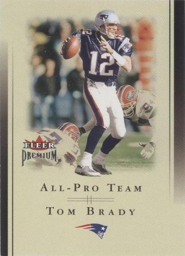 2002 Fleer Premium Tom Brady #25 APT