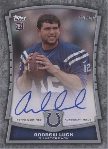 2012 Topps Andrew Luck #RPA-AL