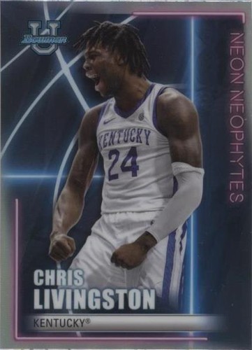 2022-23 Bowman University Best - Chris Livingston #NN-11