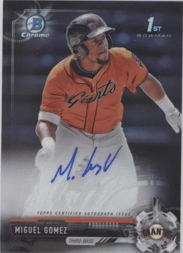 2017 Bowman Chrome - Miguel Gomez #CPA-MG