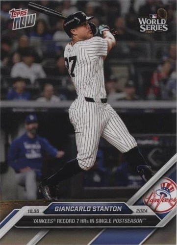 2024 Topps Now MLB Giancarlo Stanton #879 New York Yankees