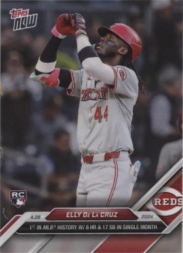 Graded 2024 Topps Elly De La Cruz #89B69 1989 Topps Rookie