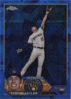 2023 Topps Chrome Sapphire Edition - Tyrone Taylor #61