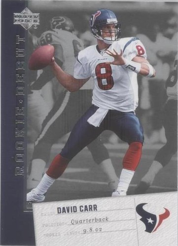 2006 Upper Deck Rookie Debut David Carr #39