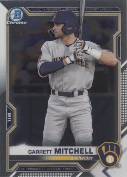 2021 Bowman - Garrett Mitchell #BCP-129