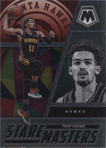 9240G 2022-23 Panini Mosaic #8 Trae Young Red Wave | eBay