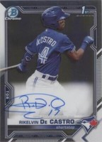 2021 Bowman Chrome - Rikelvin De Castro #CPA-RDCA