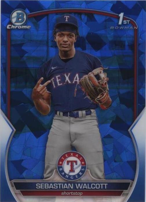 2023 Bowman Chrome Sapphire Edition - Sebastian Walcott #BCP-189