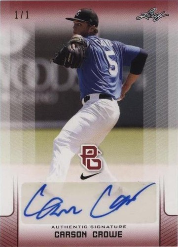 2017 Leaf Perfect Game National Showcase - Carson Crowe #BA-CC2