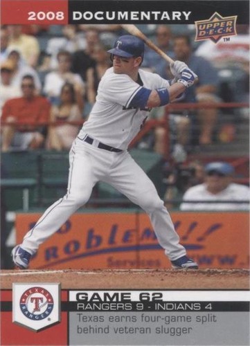 2008 Upper Deck Documentary - Hank Blalock #2072