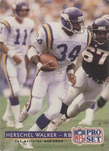 1992 Pro Set Mobil FACT Herschel Walker #241