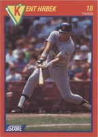 1989 Score 100 Hottest Players - Kent Hrbek #14
