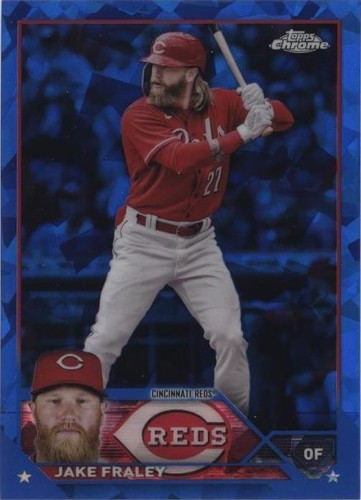 2023 Topps Chrome Sapphire Edition - Jake Fraley #657