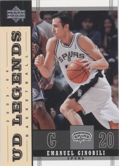 2003-04 Upper Deck UD Legends - Manu Ginóbili #78